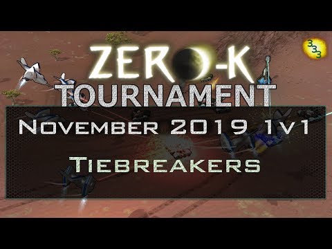 2019/11/02 1v1 Tournament Tiebreaker - Zero-K