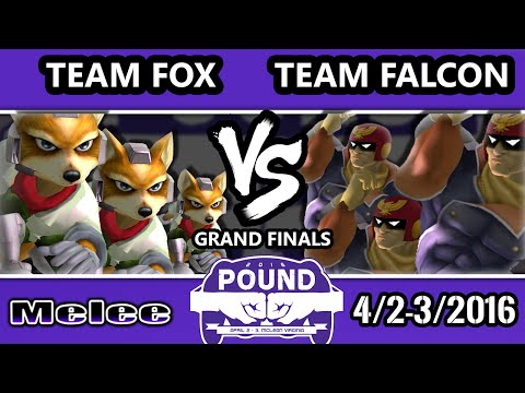 Pound 2016 - Team Fox Vs. Team Captain Falcon - Mono-Character Crews - SSBM