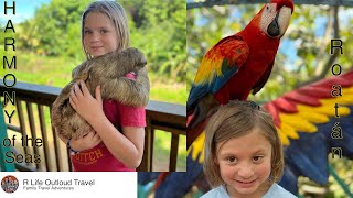 Harmony of the Seas {Roatan} with Semi-Sub Glass Bottom Boat and Monkey and Sloth Park Excursion