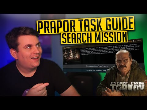 SEARCH MISSION Escape from Tarkov PRAPOR TASK GUIDE DEUTSCH