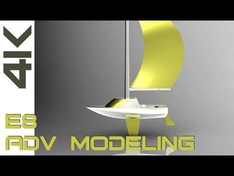 E8 Creo Parametric 4.0 Advanced Modeling 2 Boat Tutorial