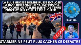 BASE UK DÉTRUITE PRÈS D'ODESSA PAR PLUS GROSSE BOMBE FAB. SECOUSSE 02 SUR ÉCHELLE DE RICHTER.