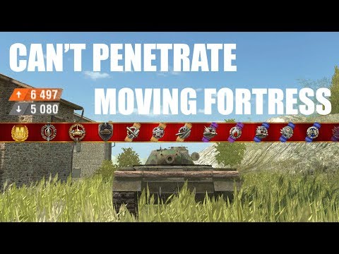 MOVING FORTRESS IN WOT BLITZ | T110E5 6.5k DMG 5K BLOCKED replay | 60fps
