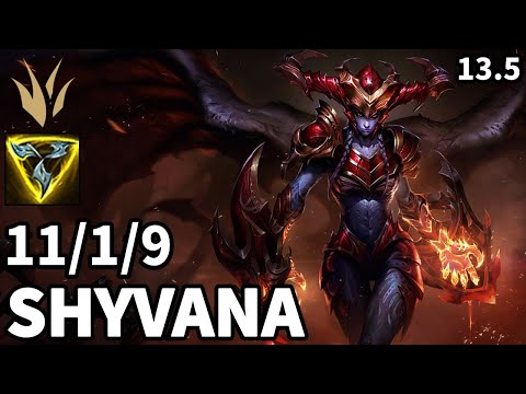 Shyvana Jungle vs Rammus - EUW Master | Patch 13.5