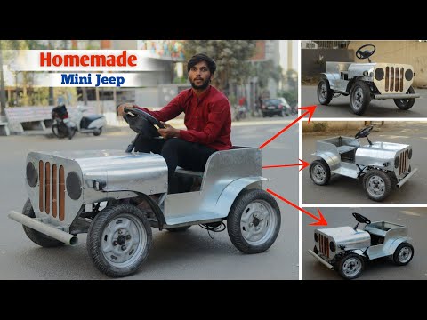 How to Build a open mini Jeep at Home @CreativeScienceOfficial