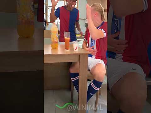 Mbappé Stole Haaland's Juice... So They Gave Him Chili!(3D Parody)#haaland  #funny