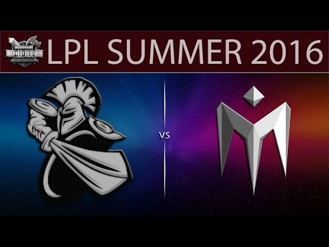 [LoL Highlights] NB vs IM Game 2 | LPL Summer 2016 (24.06.2016) - Newbee vs I May