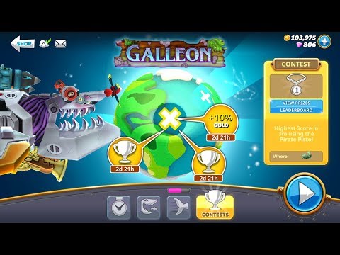Highest Score in 3m using Pirate Pistol Live Contest - Hungry Shark World