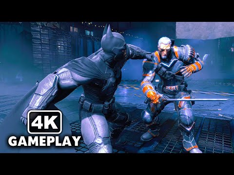 Batman vs Deathstroke Epic Fight - Batman Arkham Origins (4K 60FPS)