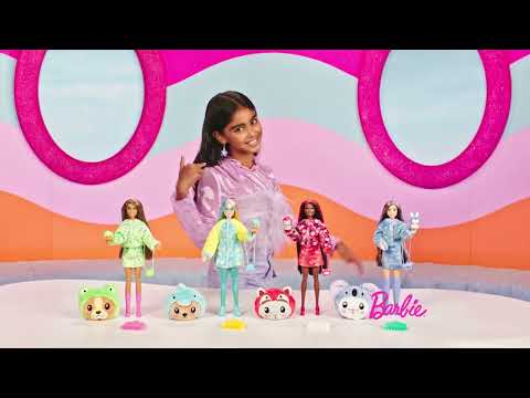 Mattel Barbie Color Reveal lėlė - vaivorykštės serija video