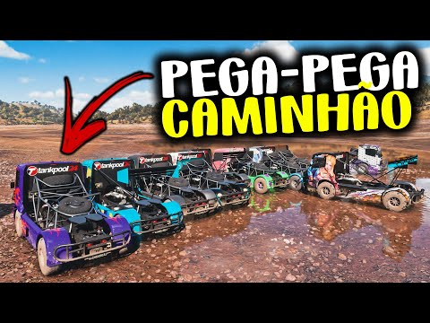 PEGA-PEGA DE CAMINHÃO isso NÃO VAI PRESTAR - FORZA HORIZON 5 GAMEPLAY