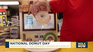 National Donut Day with Mr. Ronnie's Famous Hot Donuts