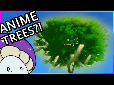 3D Anime Trees in Blender 4.1 and Older [EEVEE] - Comfee Tutorial