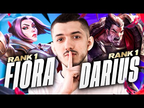 RANK 1 FIORA vs RANK 1 DARIUS - MATCHUP !