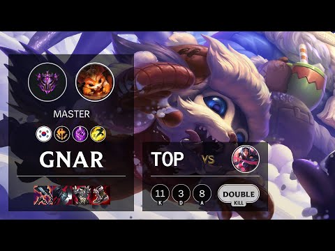 Gnar Top vs Irelia - KR Master Patch 11.24
