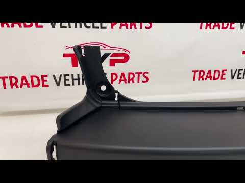For Peugeot Expert Traveller 2016- Rear Bumper LWB With PDC Holes Black New video