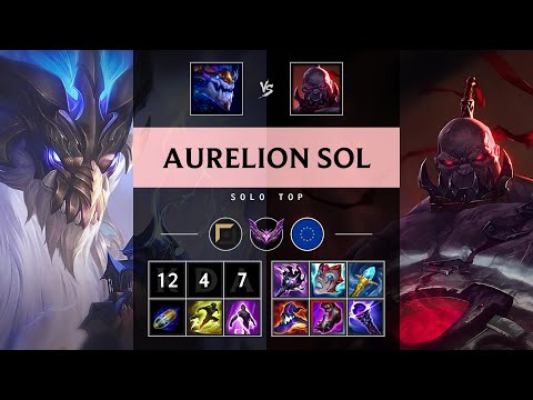 Aurelion Sol Top vs Sion - EUW Master Patch 25.12