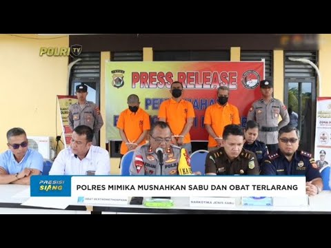 PENGUNGKAPAN KASUS NARKOTIKA SAT NARKOBA POLRES MIMIKA