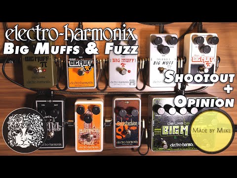 Electro Harmonix Fuzz/Big Muff Shootout + Opinion (Green Russian, Ram's Head, Op Amp, Triangle...)