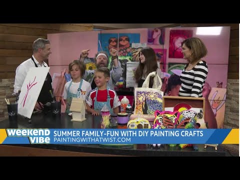 Pop In & Paint This Summer! | FOX31 Segment at Painting with a Twist