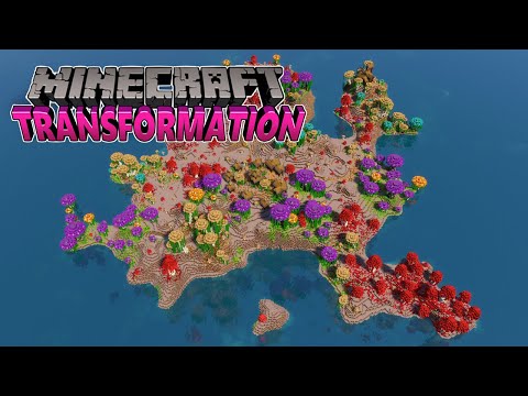 The SUPERIOR version of the Mushroom Island! - Minecraft Biome Transformation