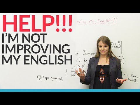助けてください!英語が上達しない! (Help! I'm not improving my English!)