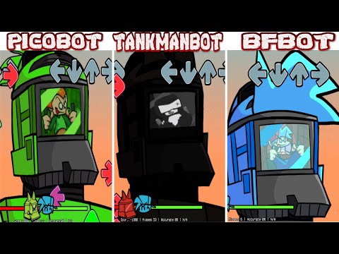 All Best Bot PICOBOT, BFBOT , TANKMANBOT  (fFULL WEEK)~ Tord Mod FNF