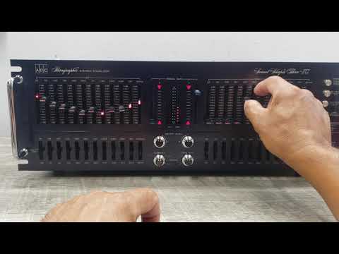 ADC Sound Shaper Three-IC 12-Band Paragraphic Equalizer Demonstration - Vintage/Audiophile