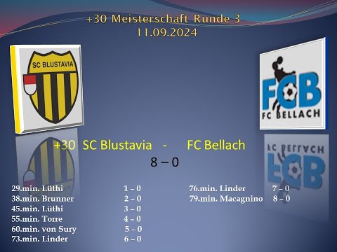 +30 Senioren Meisterschaft SC Blustavia _ FC Bellach