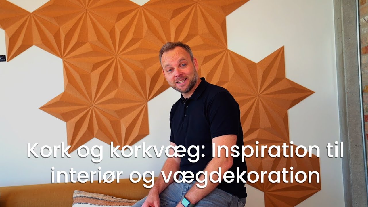 Kork og korkvæg - Inspiration til interiør og vægdekoration