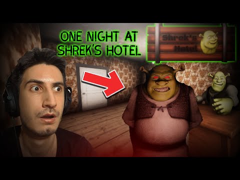 SHREK'İN OTELİNDE BİR GECE KALMAK! - One Night At Shrek's Hotel