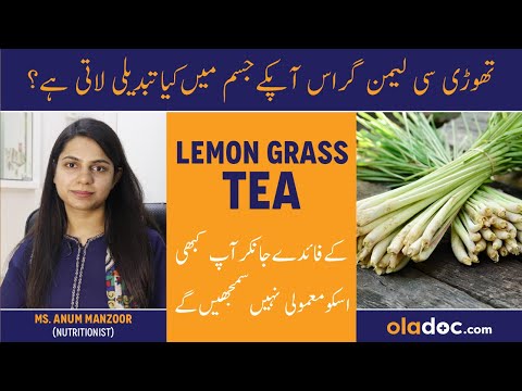 Lemon Grass Benefits In Urdu - Lemongrass Tea Peene Ke Fayde - Best Time To Drink Lemon Grass Tea