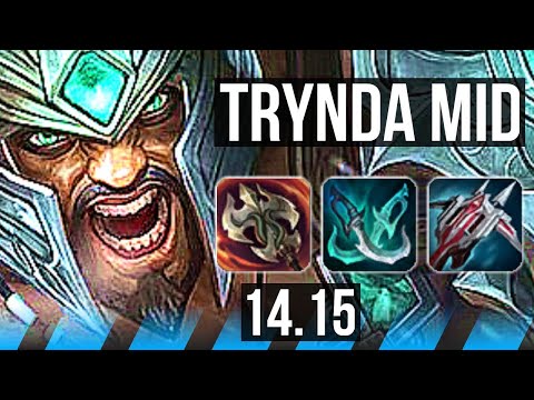 TRYNDAMERE vs ZED (MID) | Rank 5 Trynda, 4k comeback | BR Challenger | 14.15