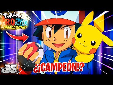 ASH CAMPEÓN DE LA LIGA POKÉMON!? 🏆 *FINAL?* - LIGA POKÉMON SPEEDLOCKE #35