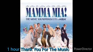 1 hour Thank You For The Music Amanda Seyfried version