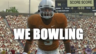 LETS GO BOWLING! NCAA Football 09 Mini game Gameplay