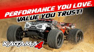 KAGAMA-4 - Monster Truck 4WD 3-4S - RTR - červená