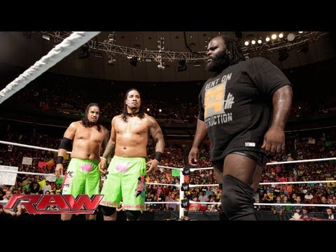 The Usos help Mark Henry fend off The Shield: Raw, July 22, 2013