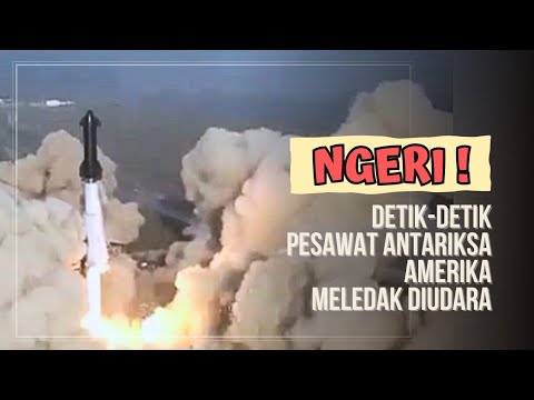 Detik-detik Pesawat Antariksa Amerika Meledak Diudara