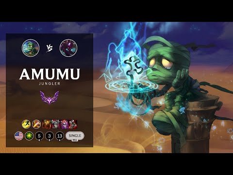 Amumu Jungle vs Kha'Zix - NA Master Patch 12.11
