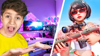 FaZe H1ghSky1 Gaming Setup Tour/ Fortnite Clips Montage!