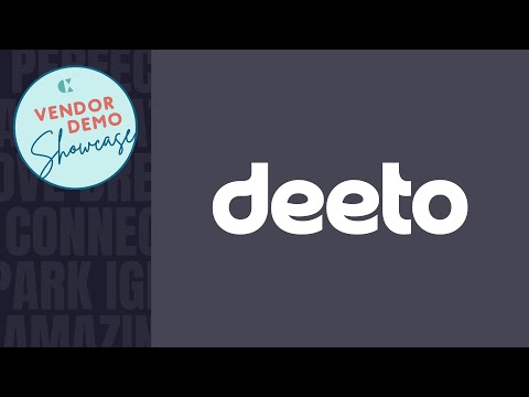 Deeto Product Demonstration 2024 - Advocacy Vendor Speed Dating hosted by Captivate Collective