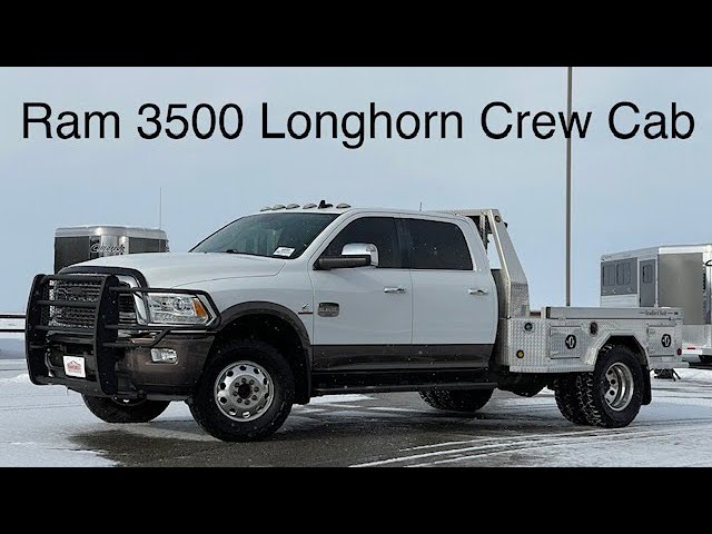 A preview image of the linked video showcasing 2017 RAM 3500 Longhorn Crew Cab