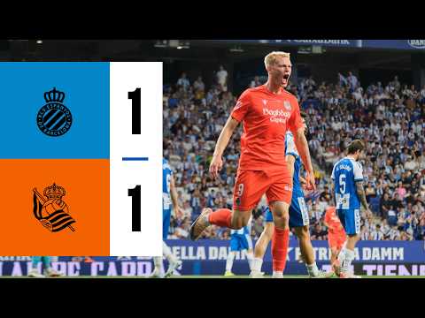 RCD Real Club Deportivo Espanyol de Barcelona 1-1 Real Sociedad de Fútbol San Sebastian