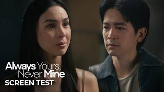 Always Yours, Never Mine Screen Test | Joshua Garcia, Julia Barretto | 'Always Yours, Never Mine'