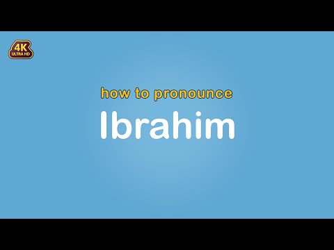 how to pronounce Ibrahim 【Name】