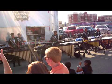 DCI 2012 World Championship Finals Madison Scouts Front Ensemble "Empire State of Mind"