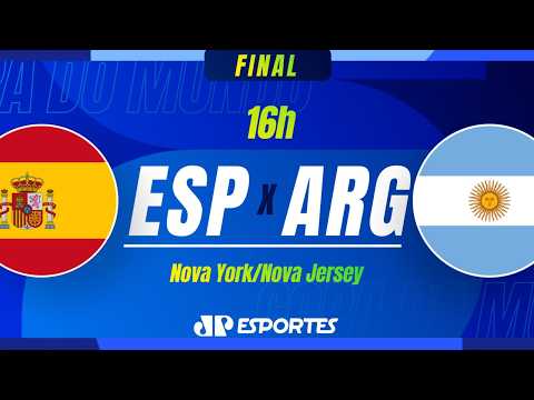 Espanha x Argentina – AO VIVO – 19/07/2026 – Copa do Mundo