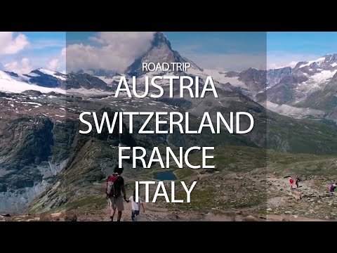 Road trip to 4 Countries in Europe | Austria | Switzerland | France | Italy
