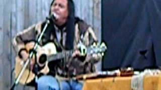 Bill Miller singing Blessing Wind at the Buffalo Nation Pow Wow in Farmington PA 2009